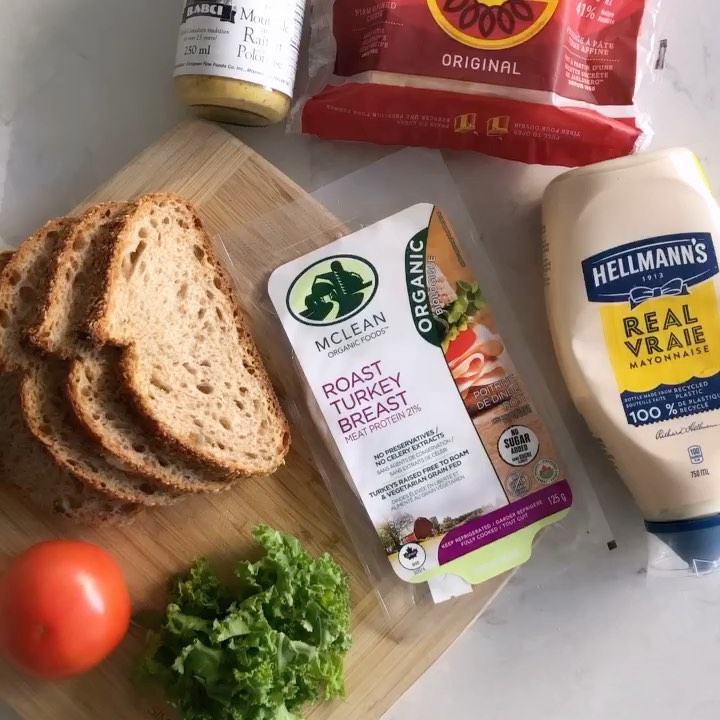 Classic Turkey Sandwich with Sourdough