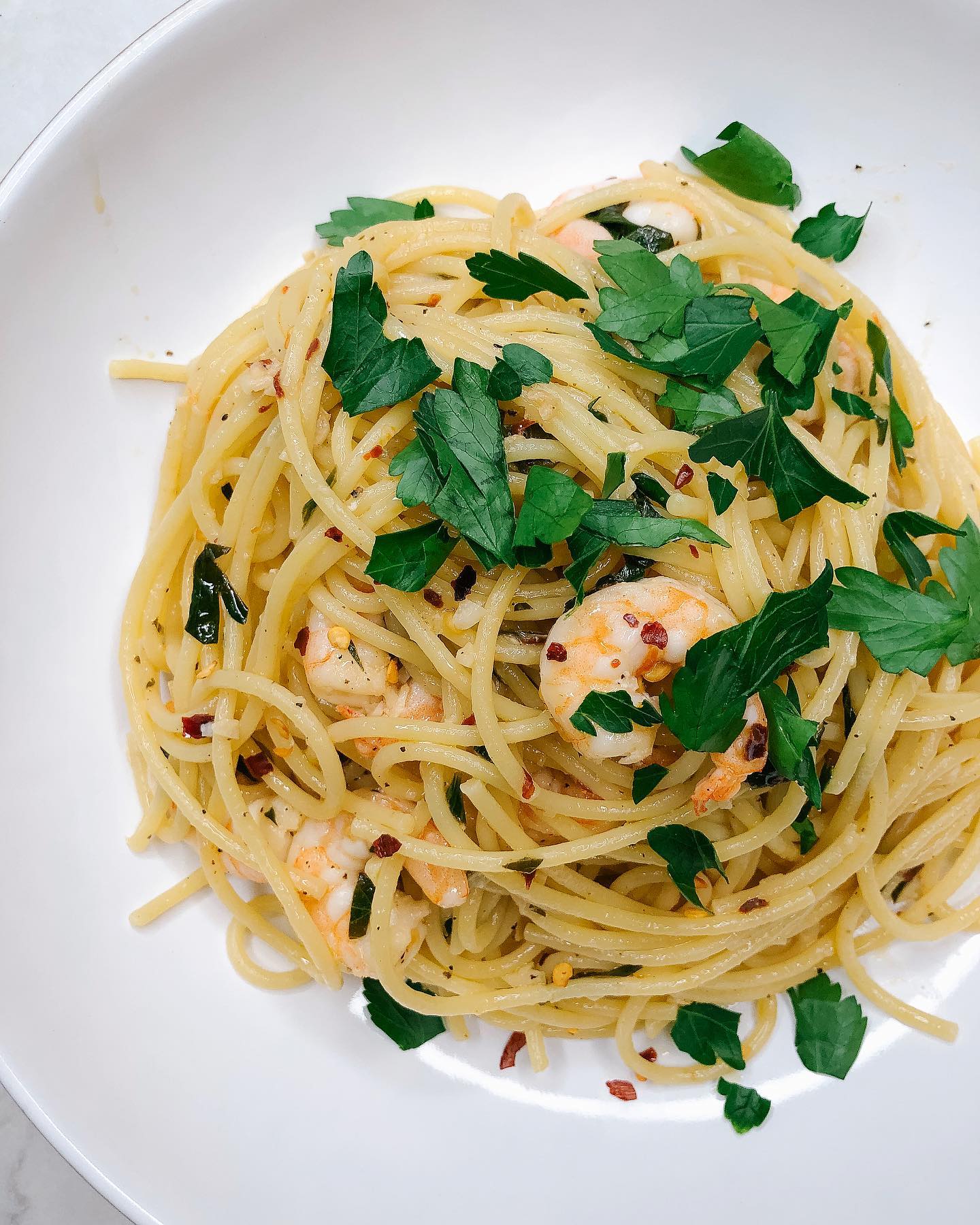 Easy Shrimp Scampi Pasta for Date Night