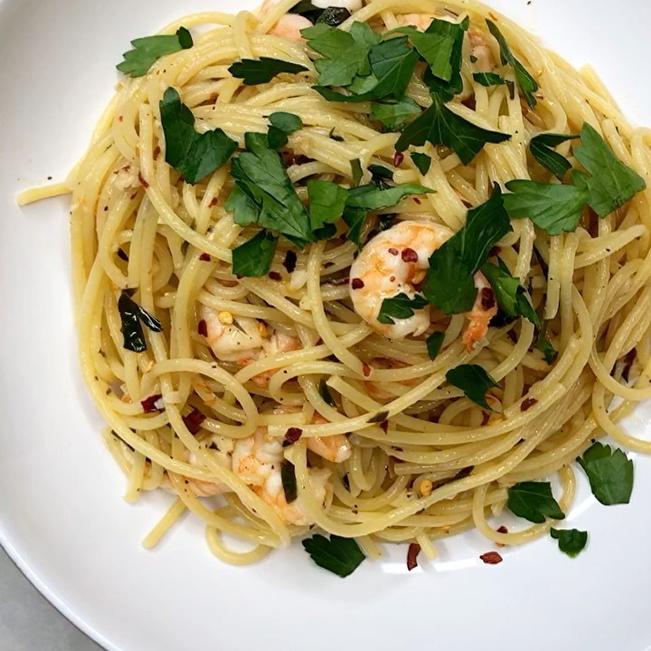 Easy Shrimp Scampi Pasta for Date Night