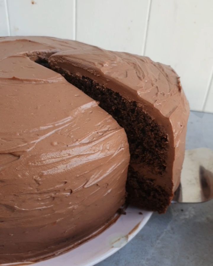 Vegan Nut Chocolate Mousse Cake