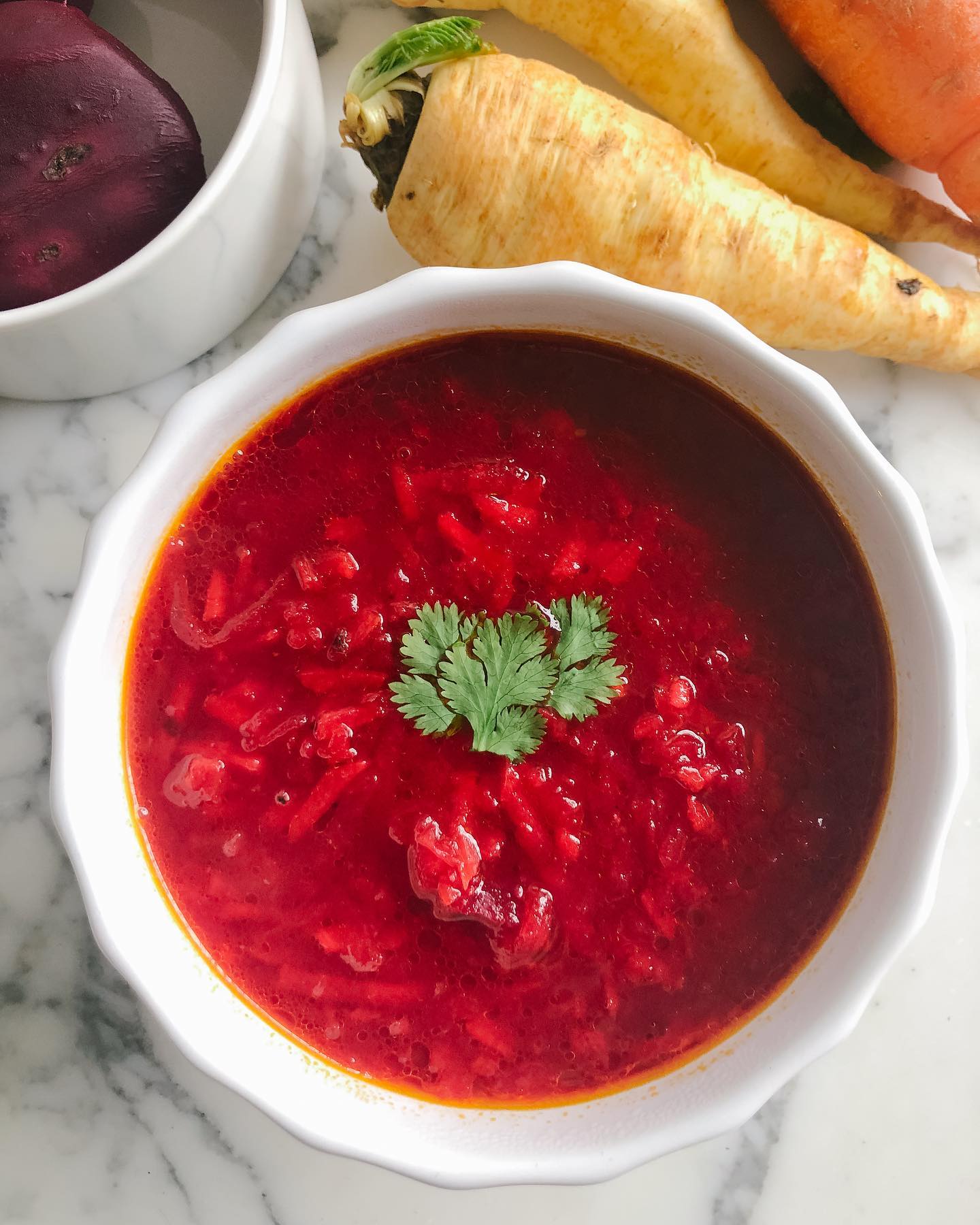 Ukrainian Beet Vegetable Soup