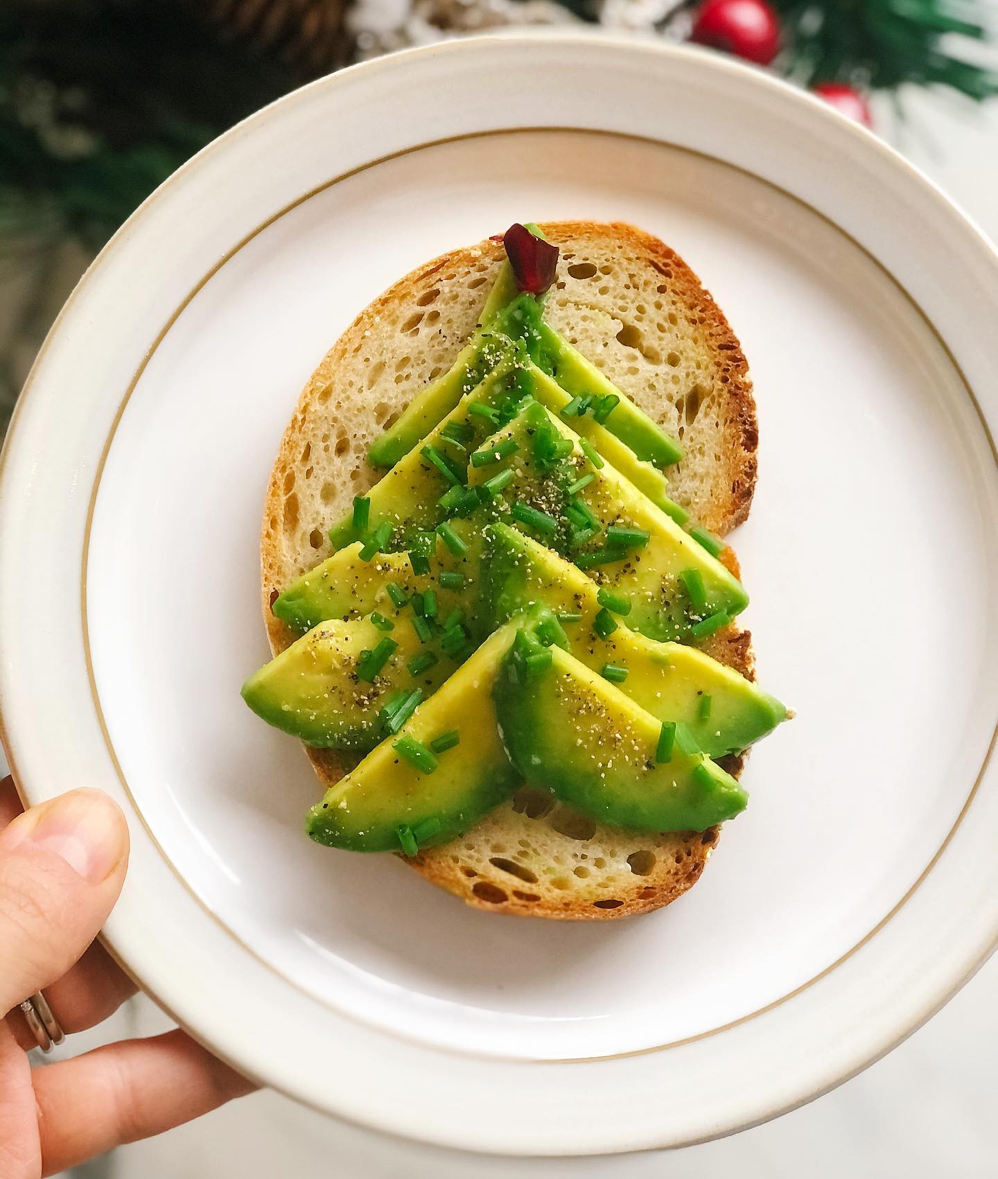 Holiday Avocado Toast