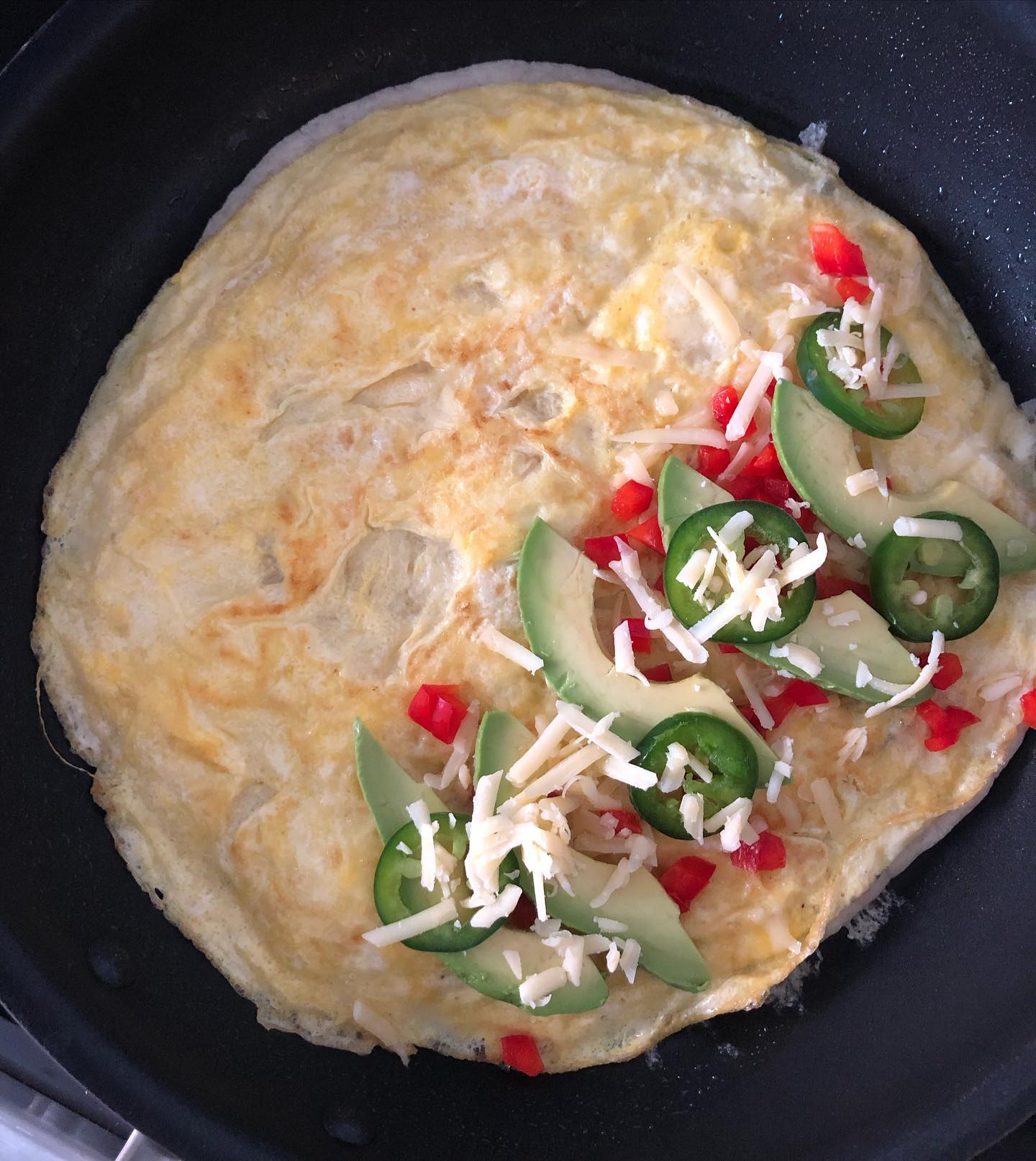 Fluffy Egg Breakfast Quesadillas 🍳