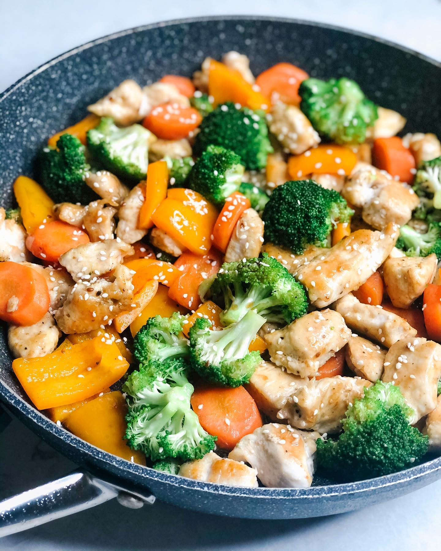 Crispy Chicken Vegetable Stir Fry