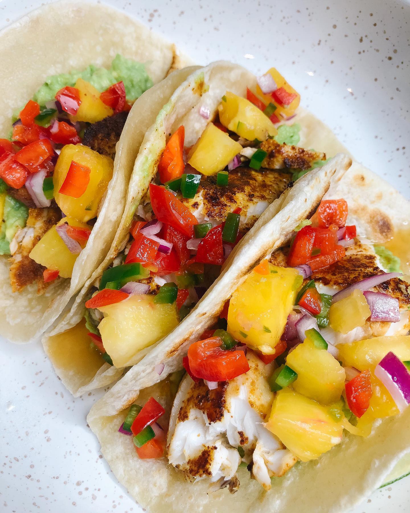 Grilled Fish Tacos with Pineapple Salsa