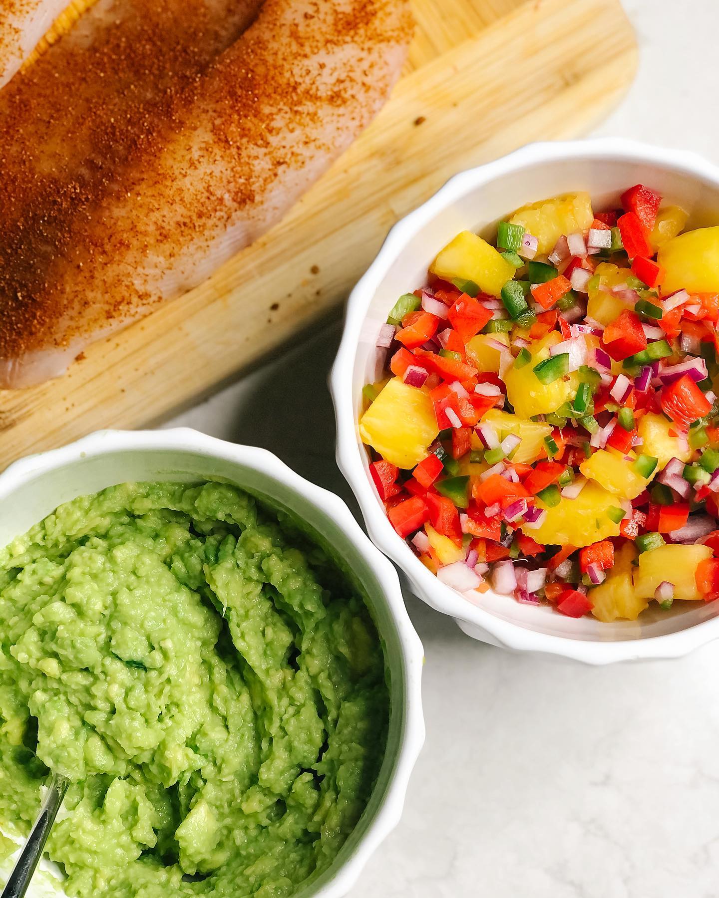 Grilled Fish Tacos with Pineapple Salsa