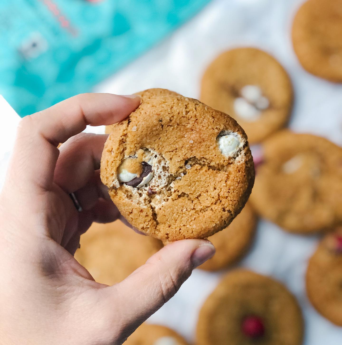 Peppermint Chocolate Paleo Cookies