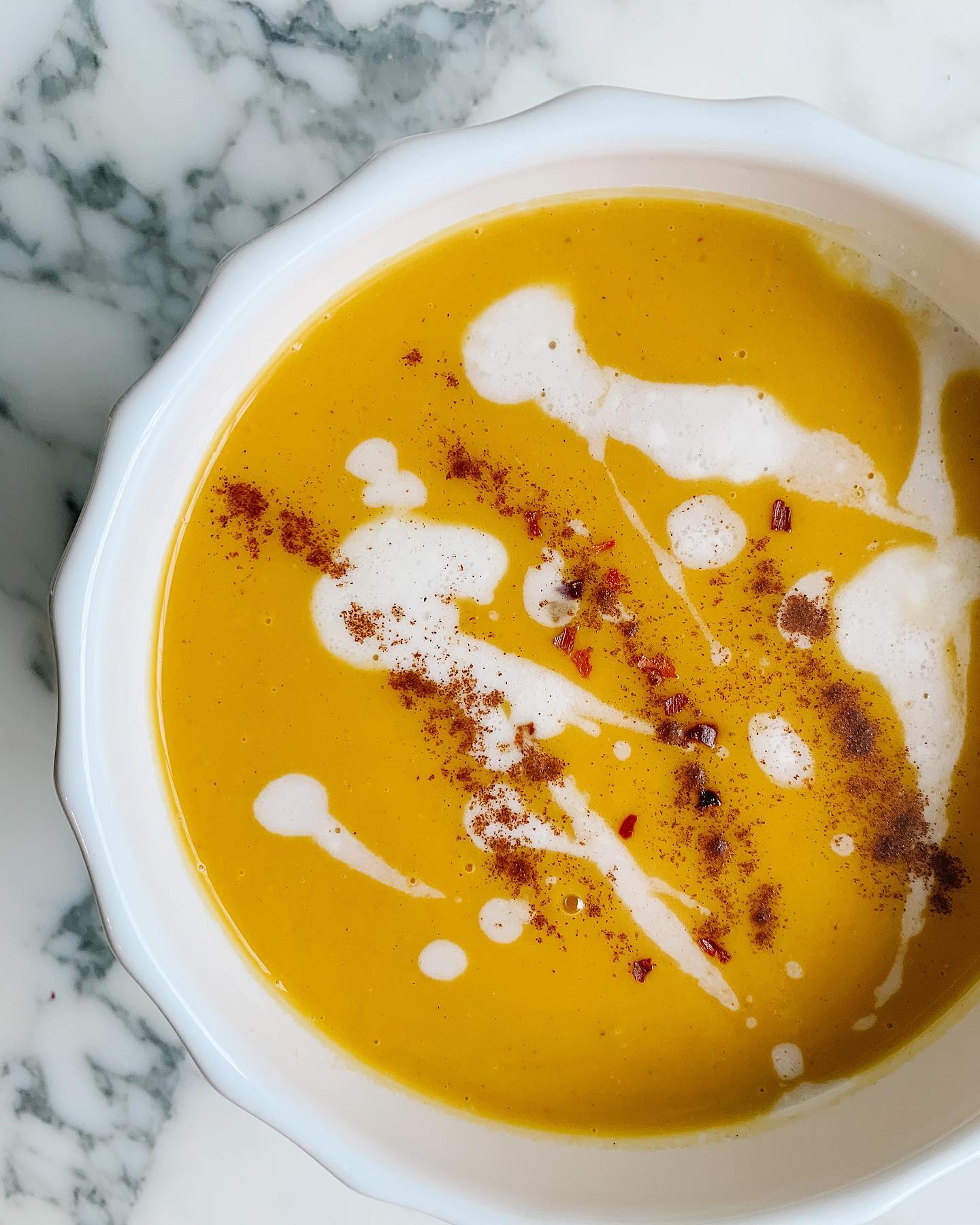 Creamy Coconut Butternut Squash Soup with Giveaway