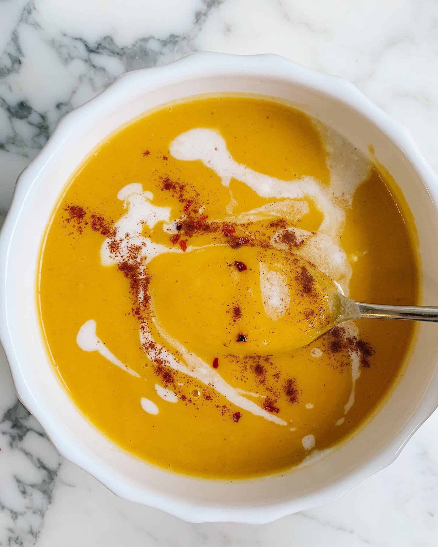 Creamy Coconut Butternut Squash Soup with Giveaway