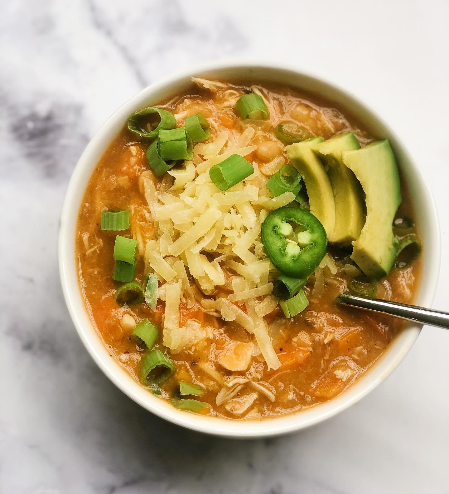 Instant Pot Buffalo Chicken Chili