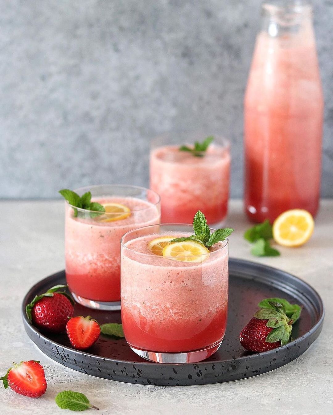 Refreshing Watermelon Pineapple Strawberry Juice