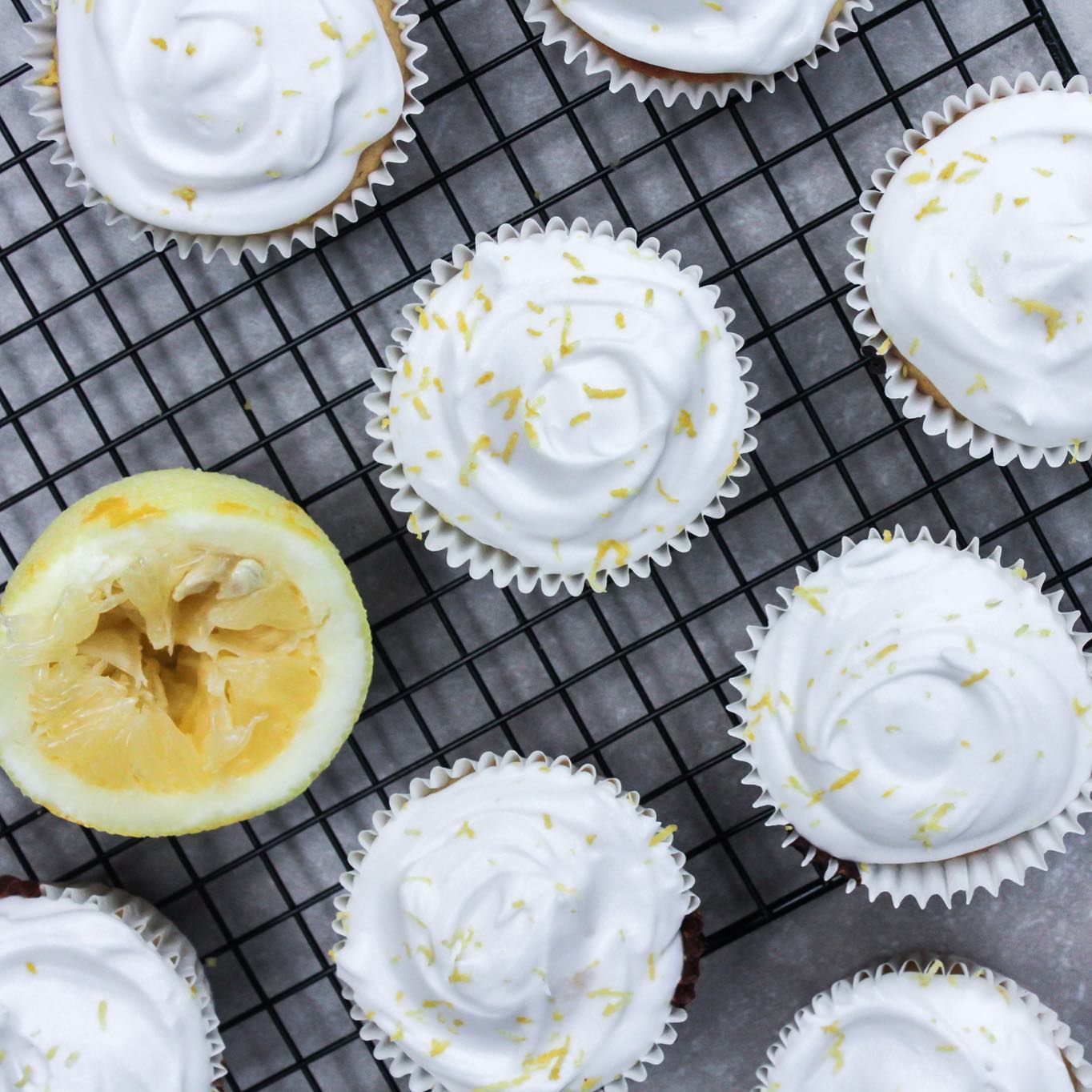 Lemon and Coconut Cupcakes