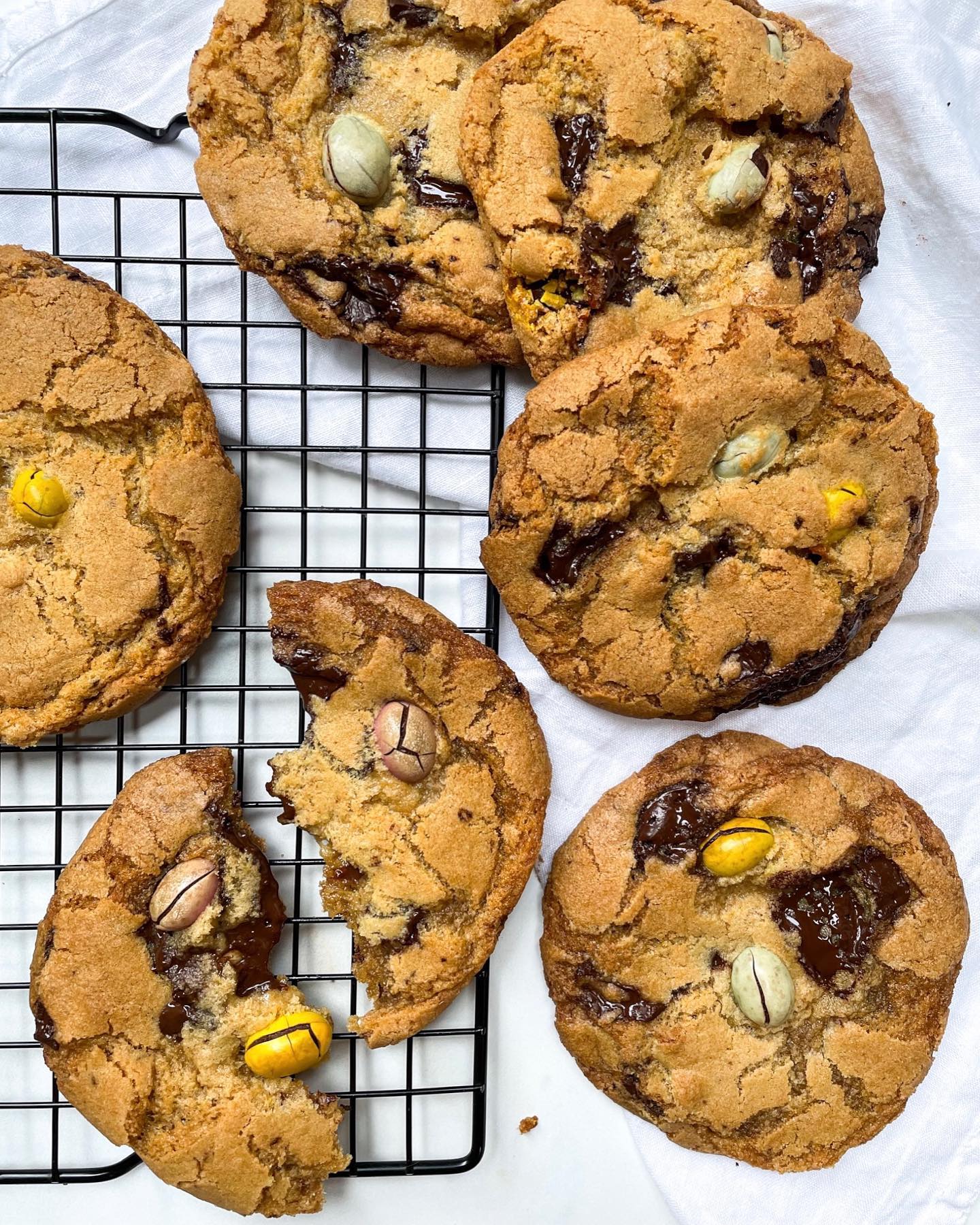 Chocolate Easter Egg Cookies