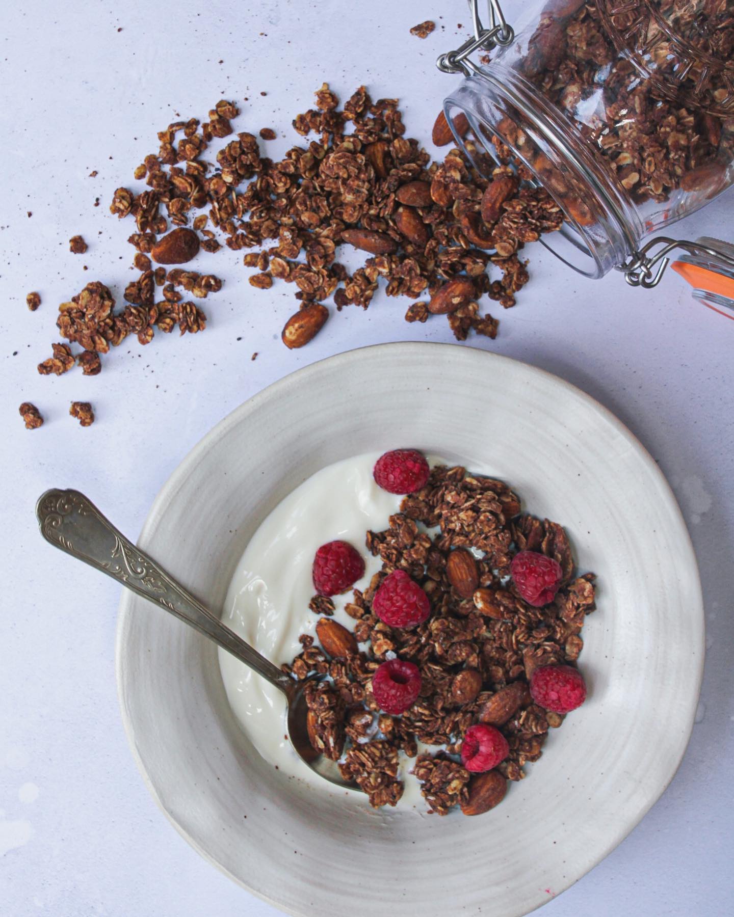 Chunky Almond and Cacao Granola