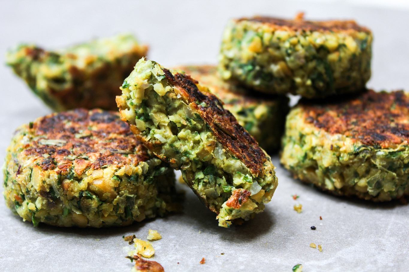 Super Green Falafel with Spinach and Chickpeas