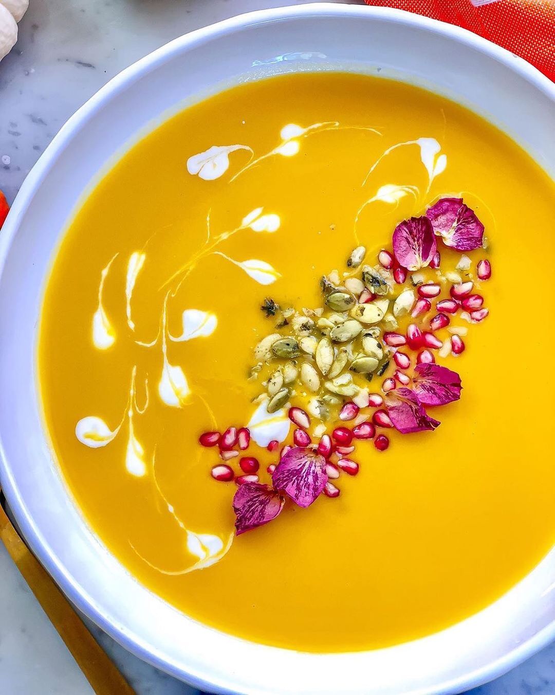 Curried Butternut Squash Soup