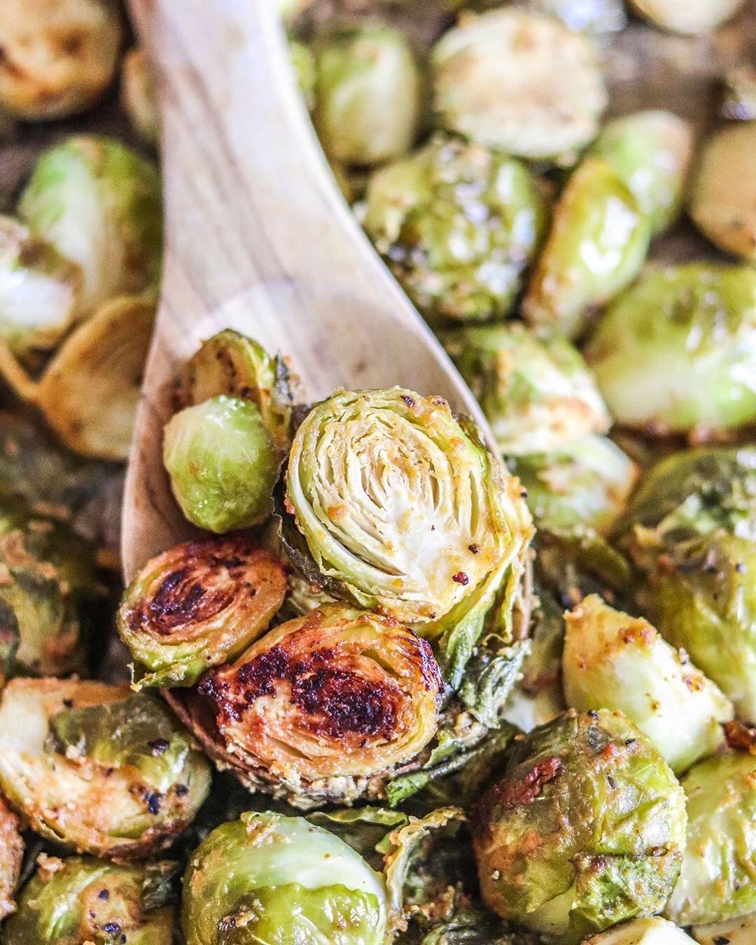 Roasted Miso Brussels Sprouts