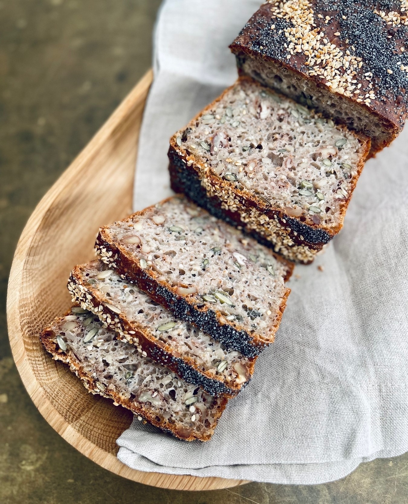 Artisanal Seeded Nut Bread