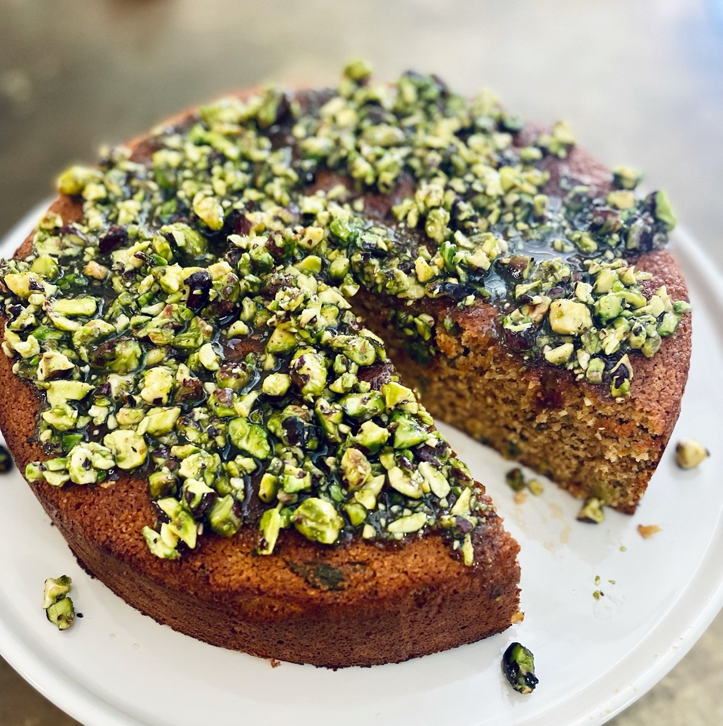 Orange and Pistachio Cake