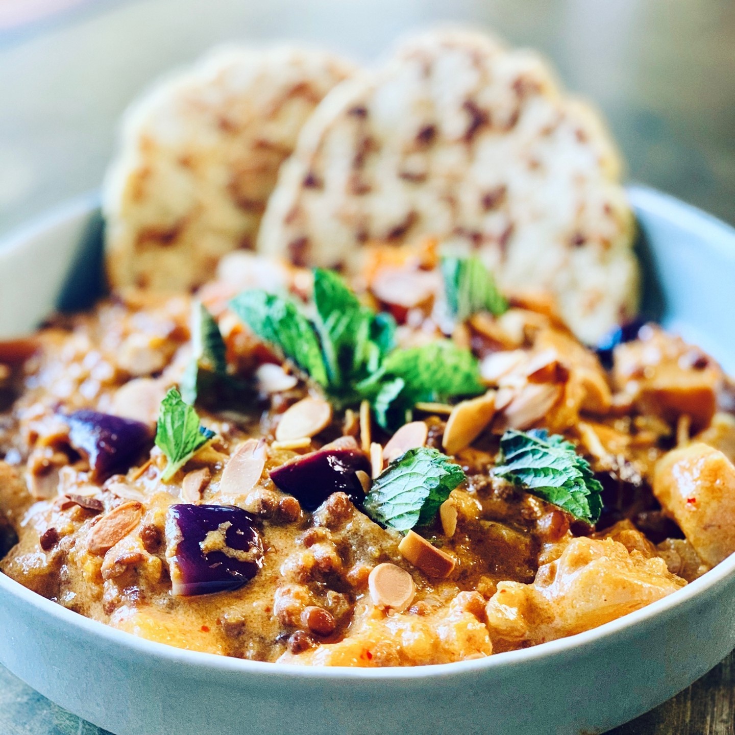 Roasted Pumpkin and Lentil Korma Curry