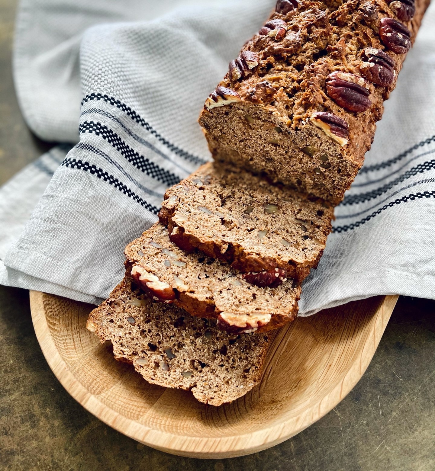 Vegan Spicy Pear Bread