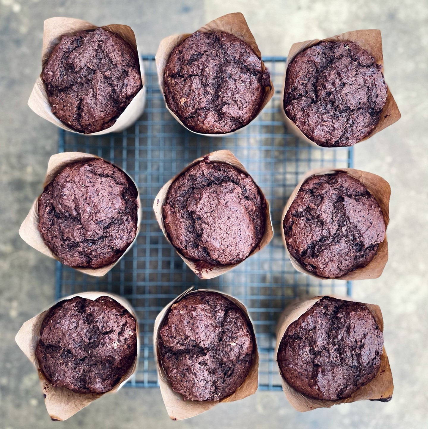 Easy Healthier Chocolate Muffins