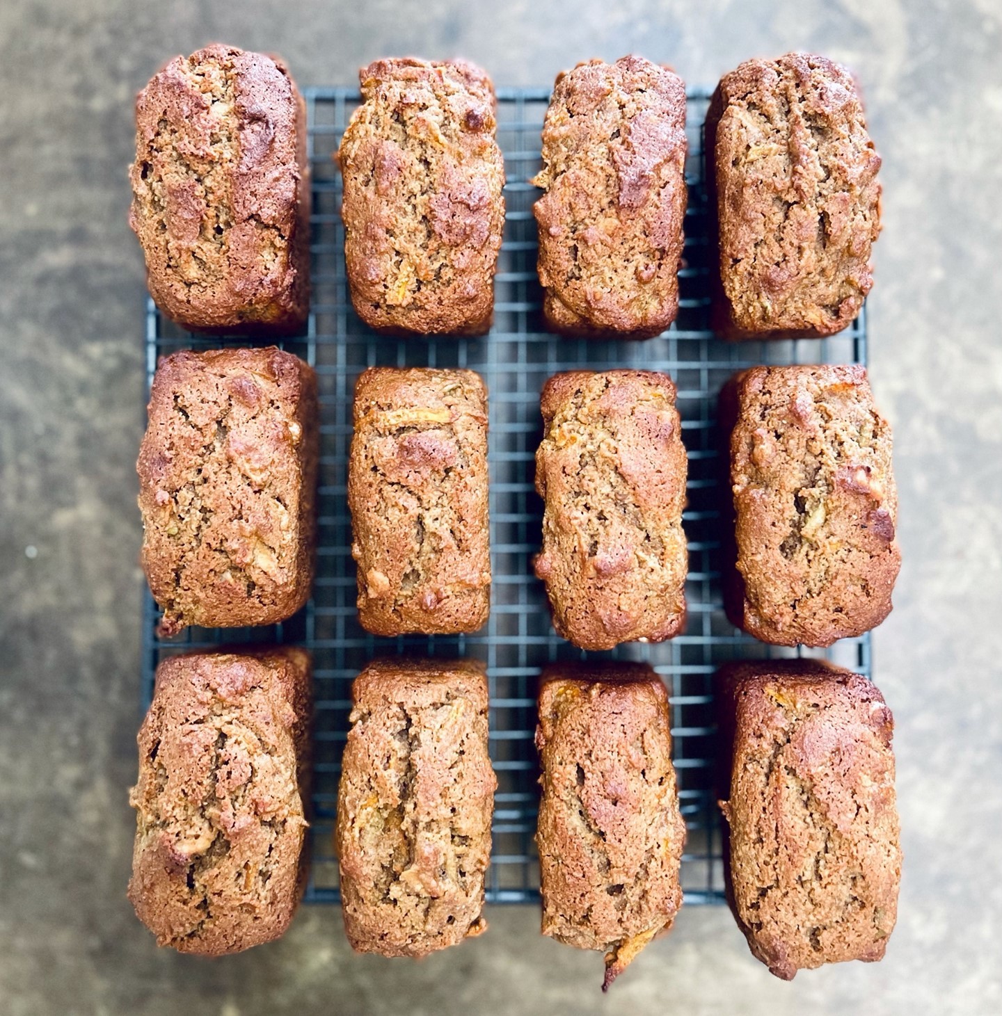 Gluten-Free Carrot and Apple Mini Loaves