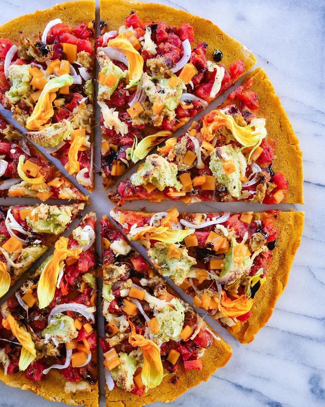 Sweet Potato High-Protein Pizza Crust