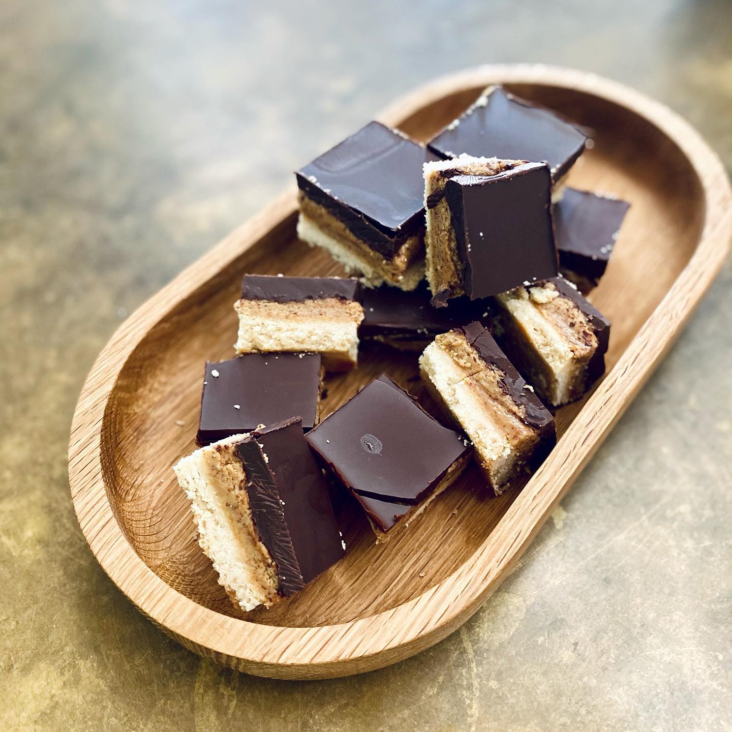 Peanut Butter Chocolate Shortbread Bars