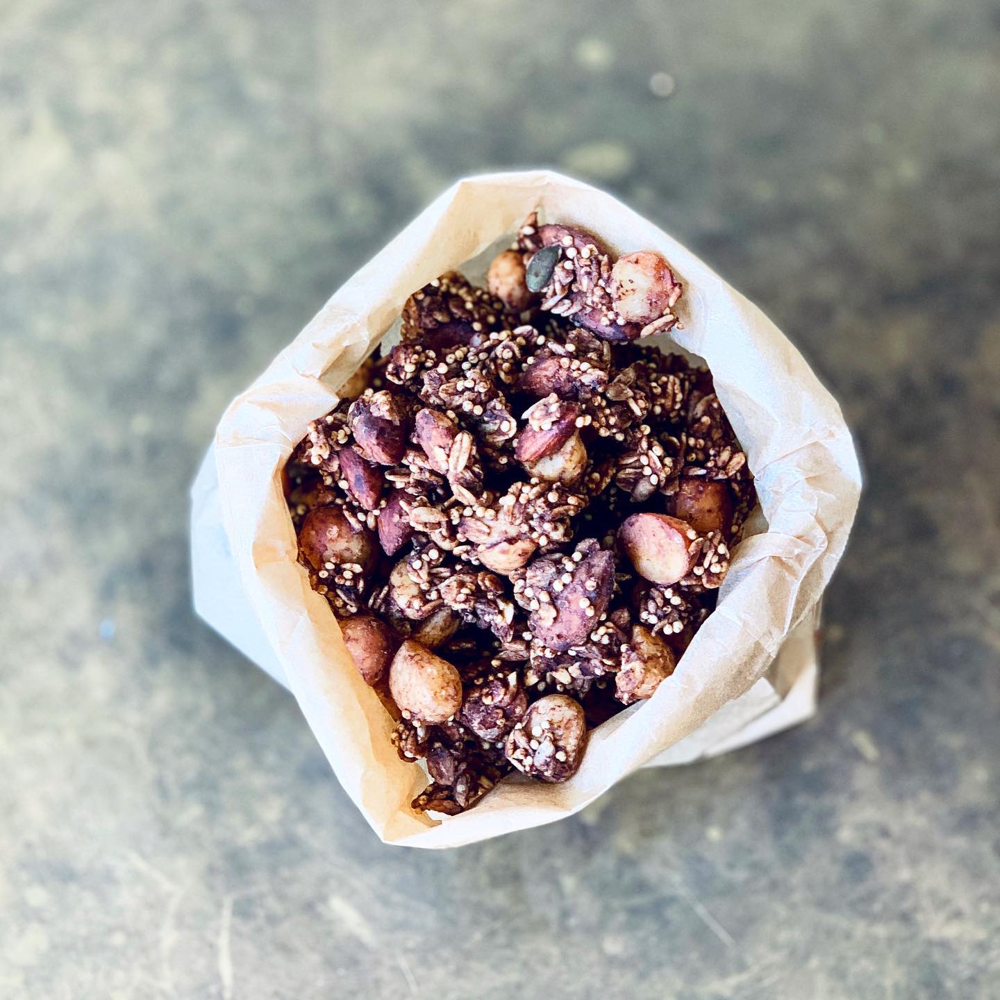 Mocha Toasted Nut Clusters