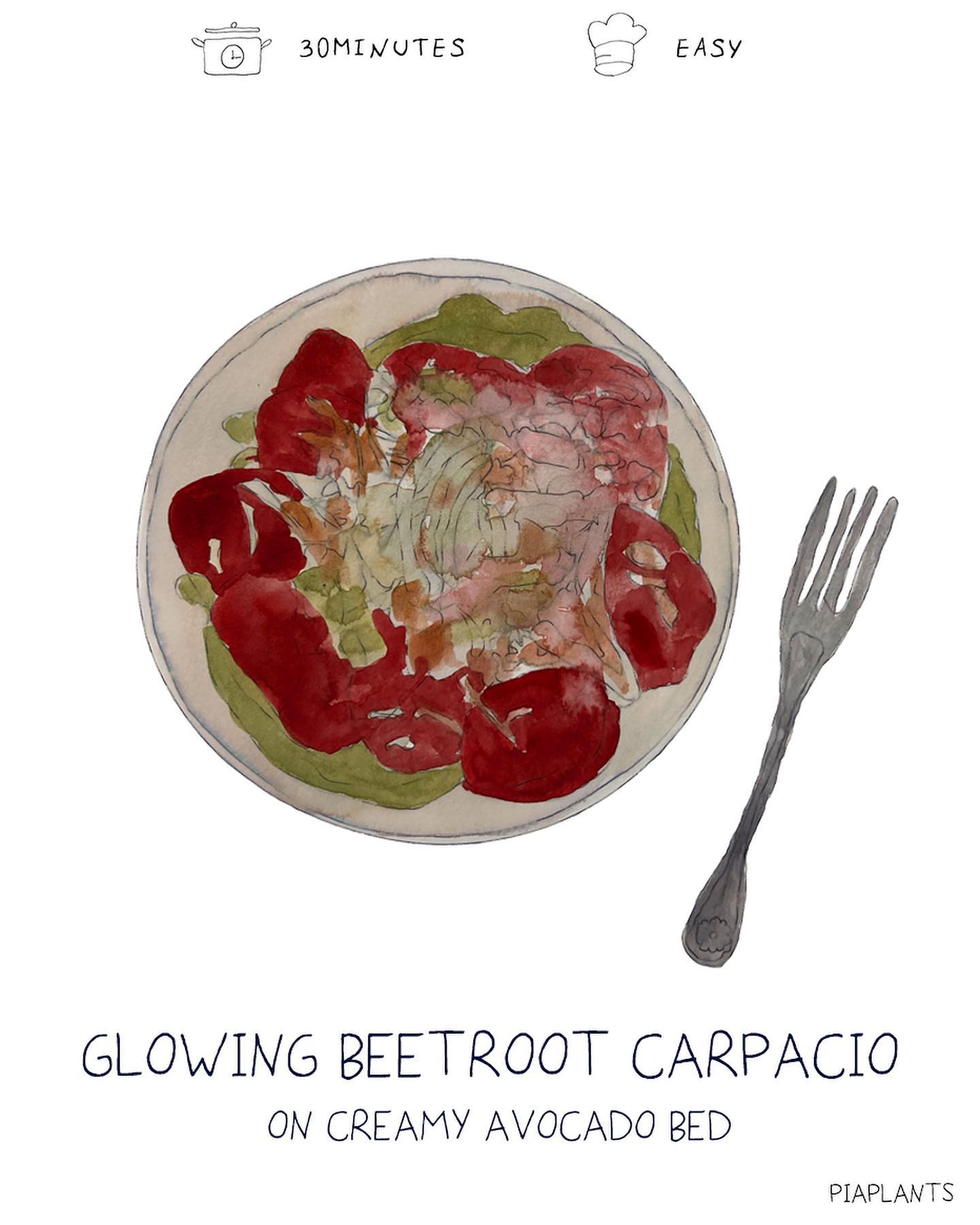 Creamy Avocado and Beetroot Starter with Crunchy Nut Mix