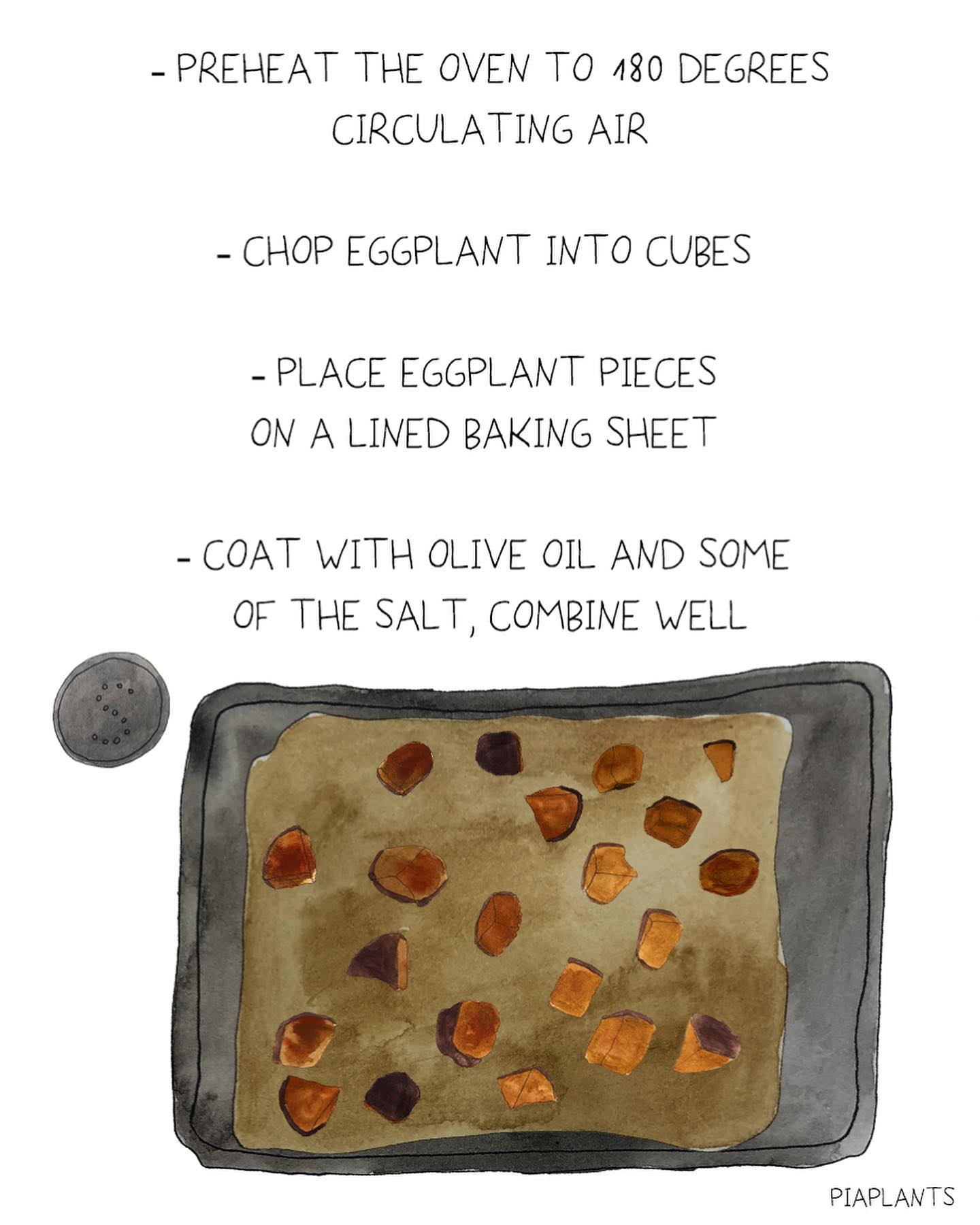 Savory Eggplant and Olive Stew on Crusty Bread