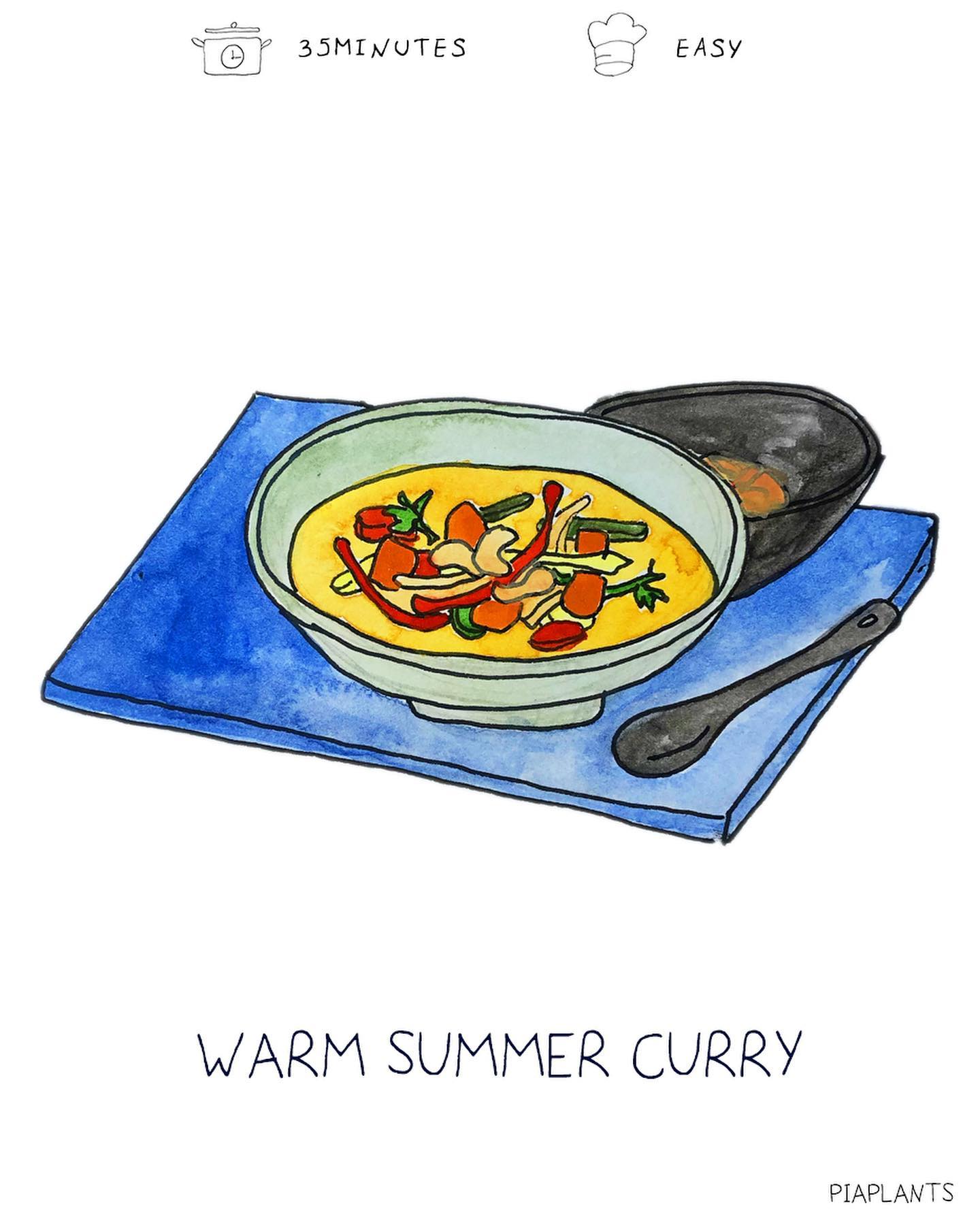 Colorful Summer Curry Delight