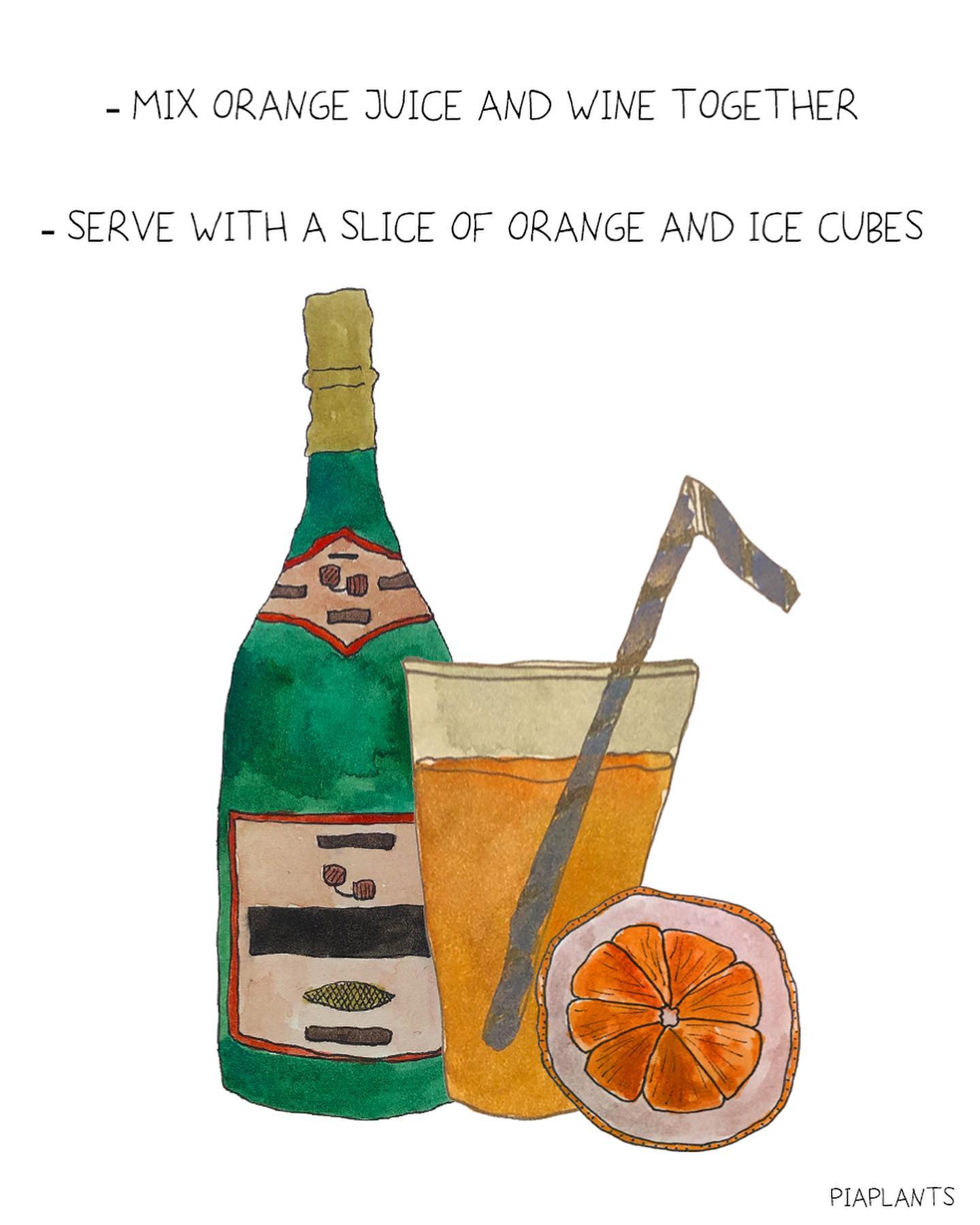 Refreshing Mimosa with Sparkling Wine