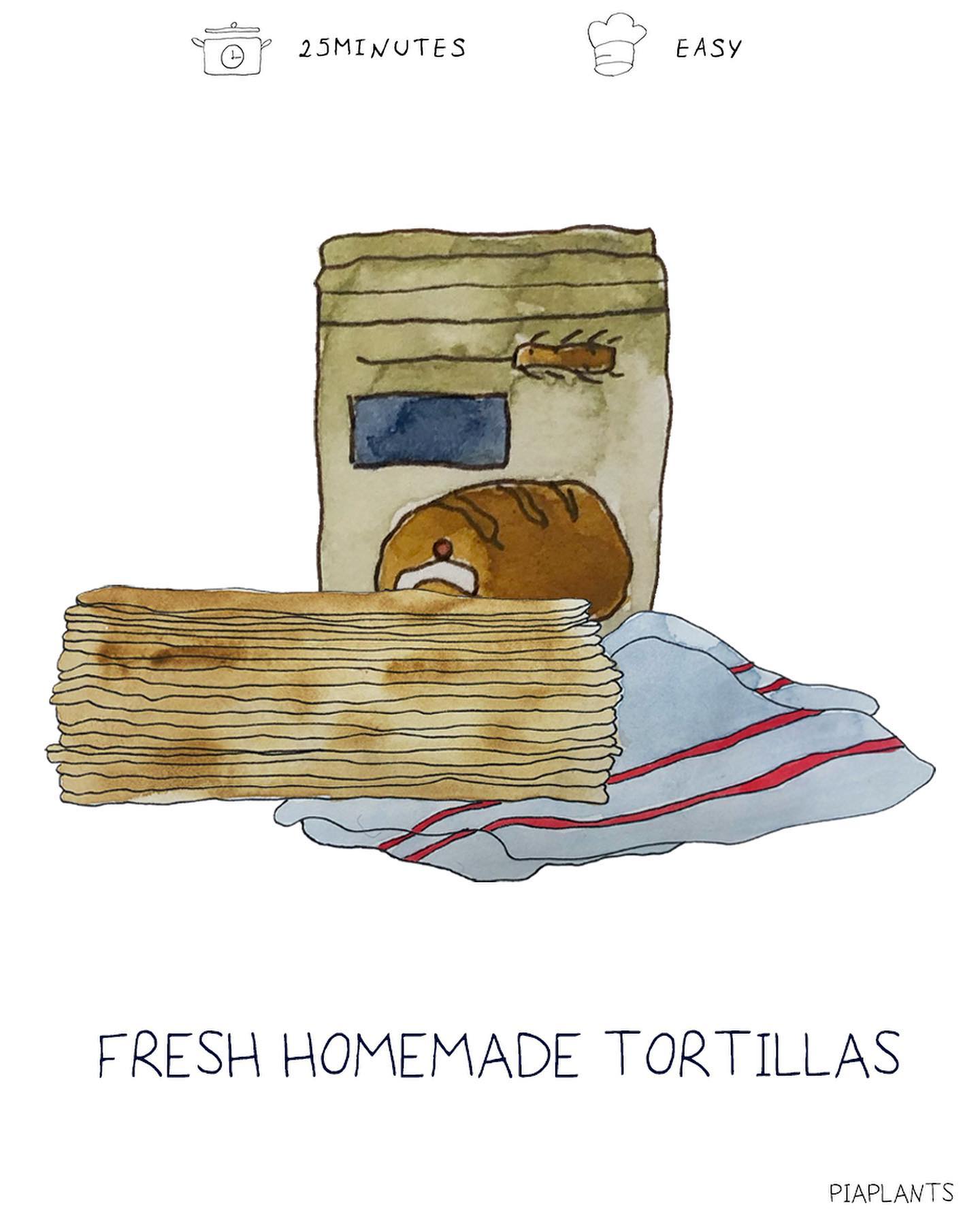 Easy Homemade Taco Tortillas