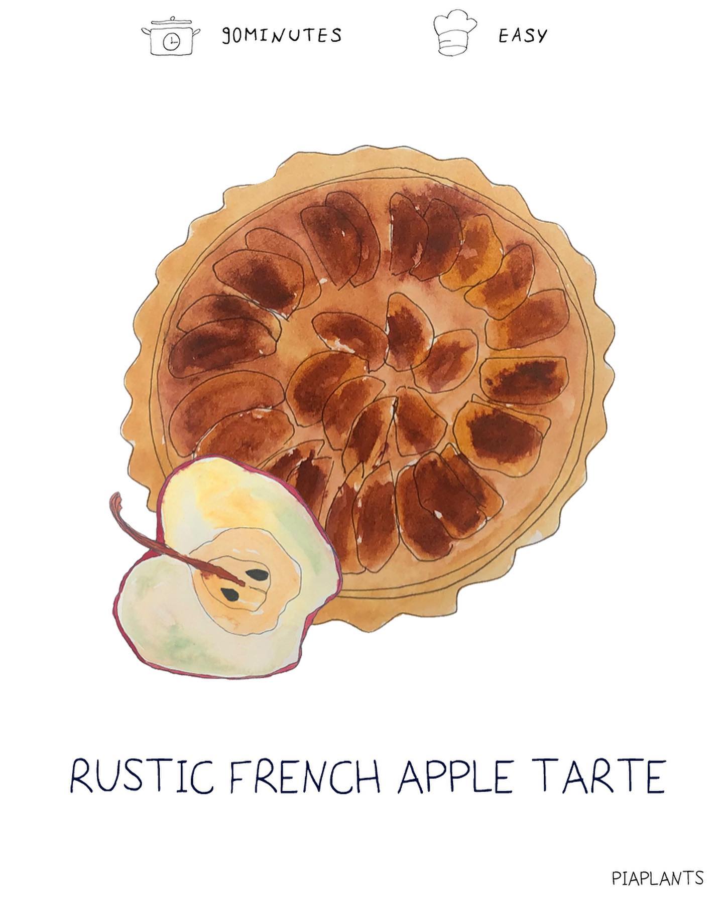 Apple Cinnamon Plant-Based Tart