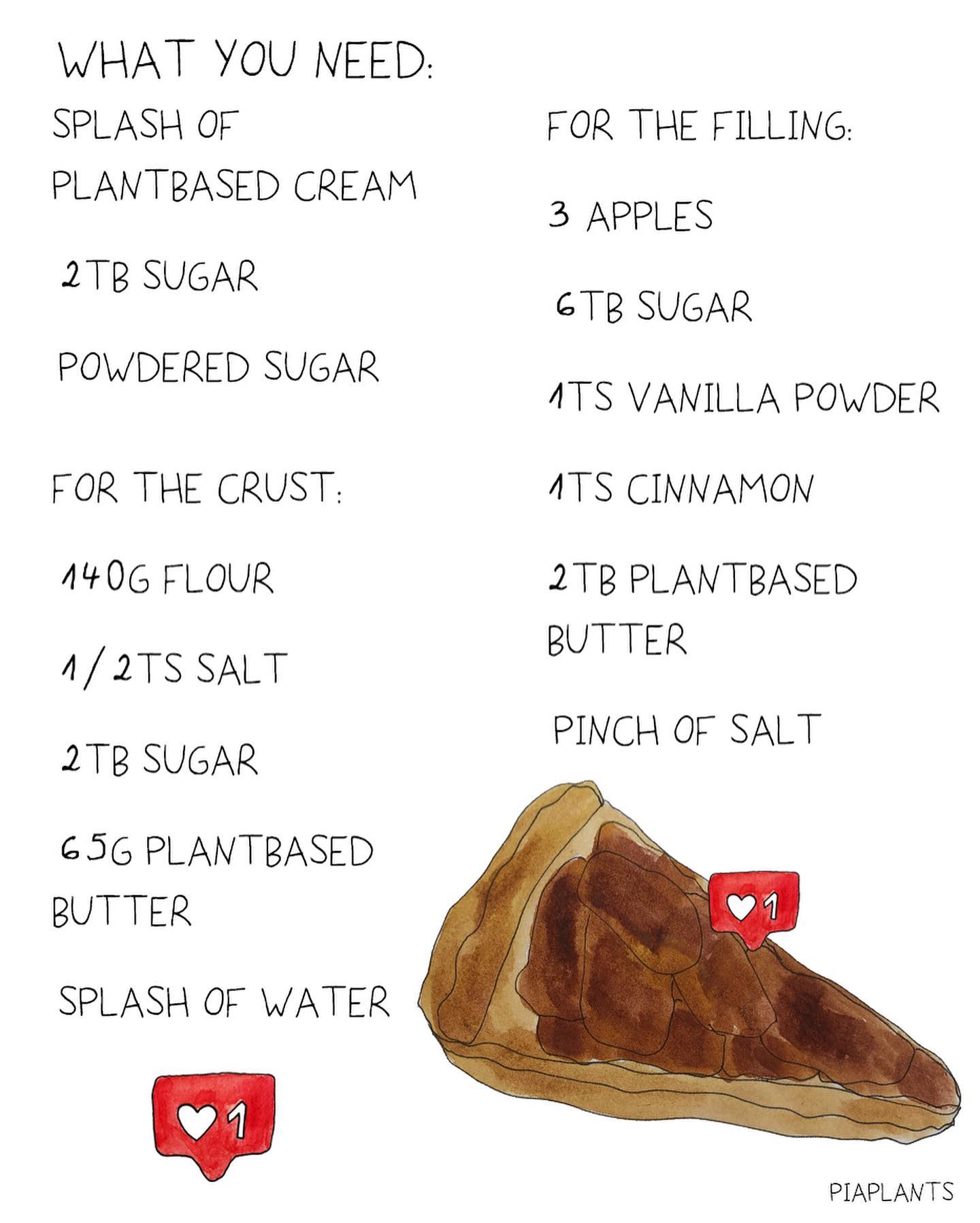 Apple Cinnamon Plant-Based Tart