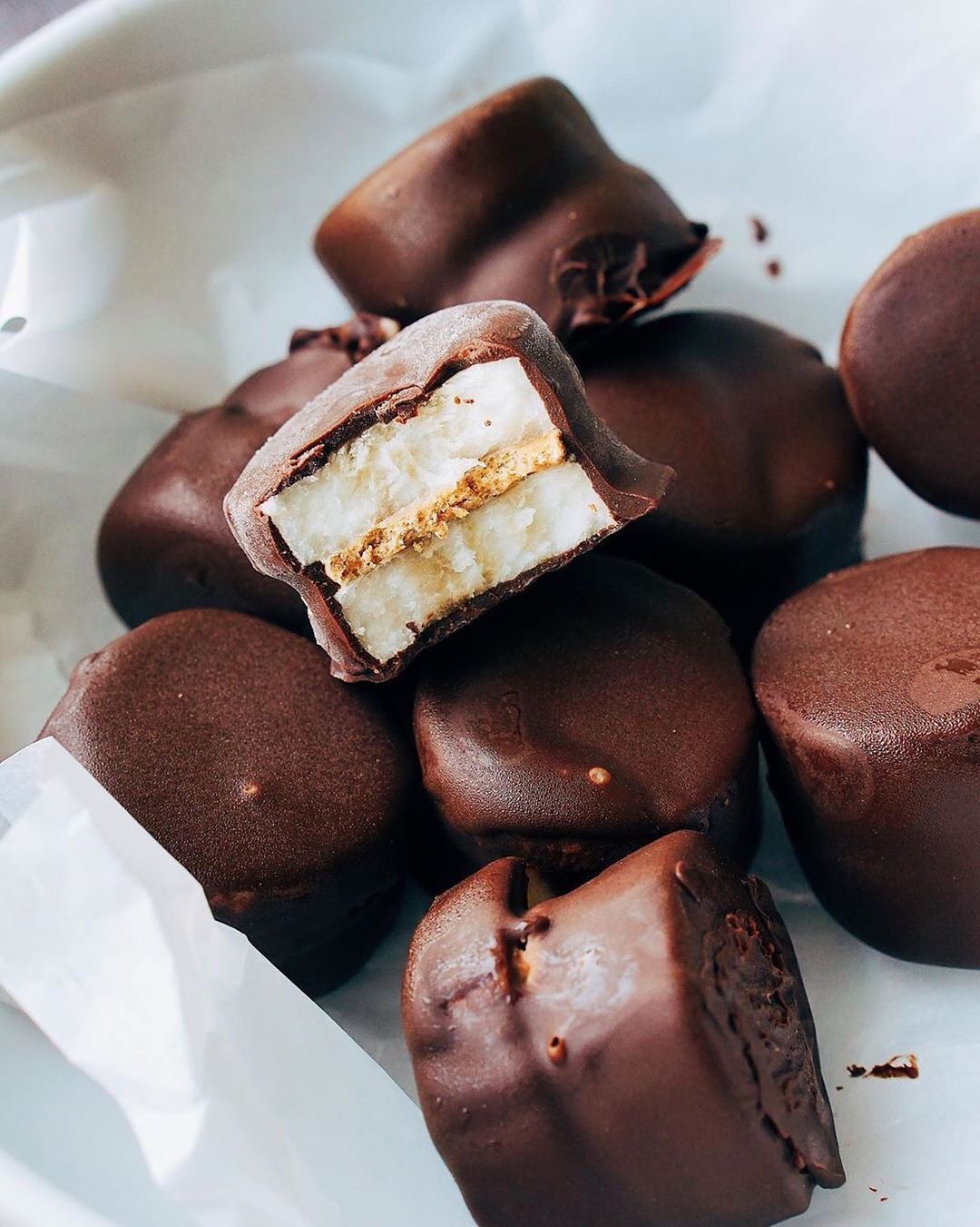 Chocolate Covered Nut Butter Bananas
