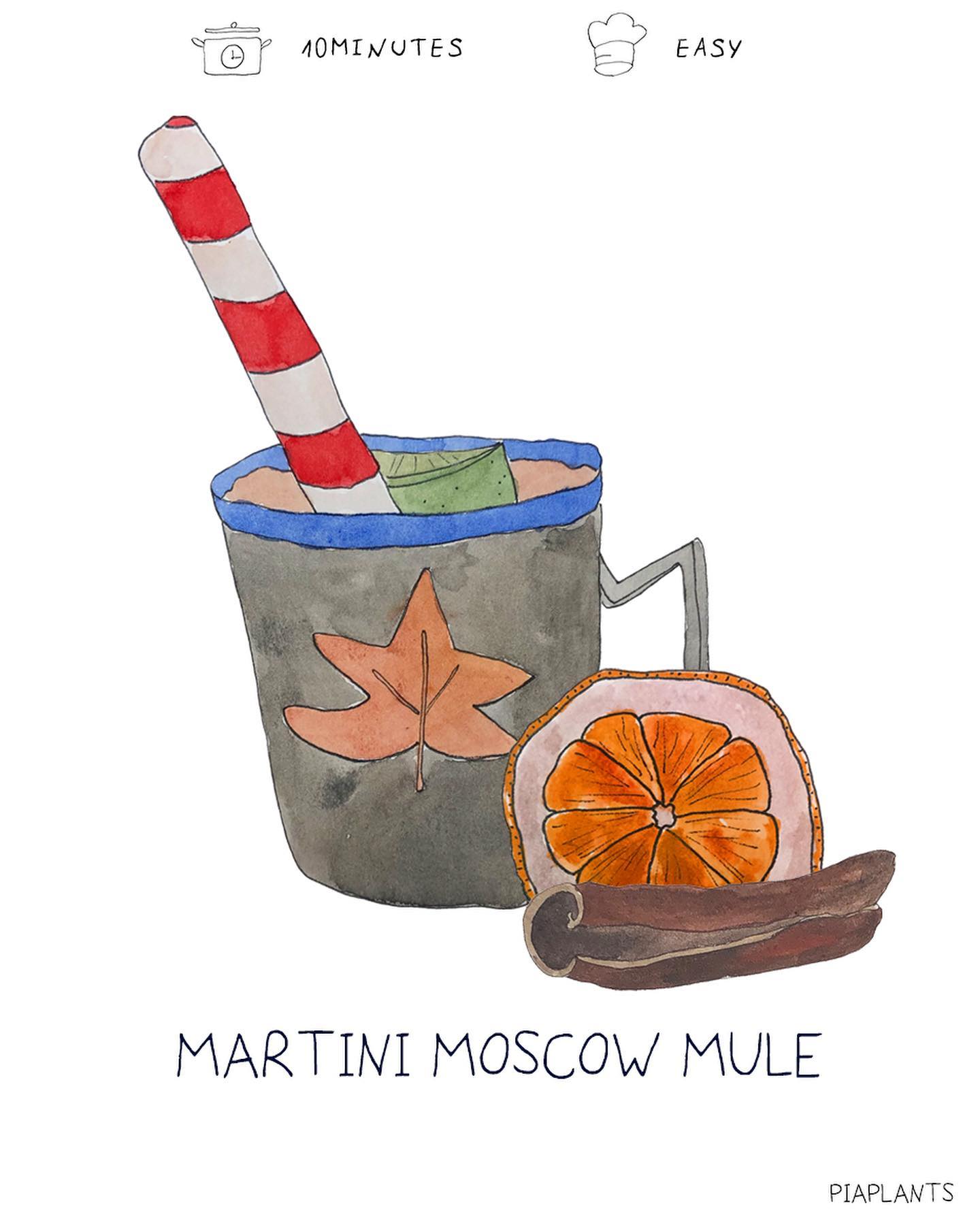 Cinnamon Orange Martini Cocktail