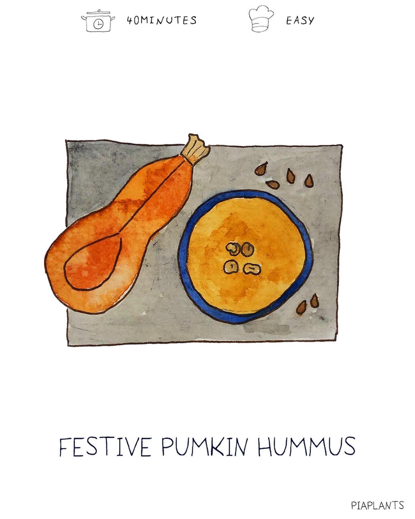 Autumn Pumpkin Hummus
