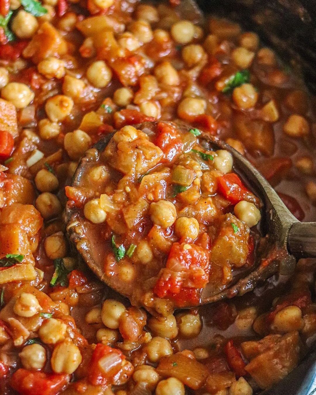 Eggplant Chickpea Masala