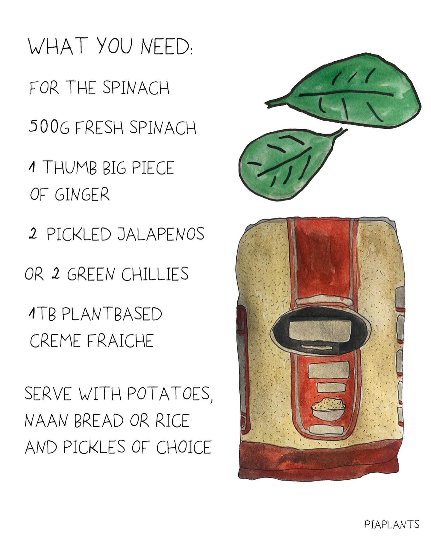 Vegan Spinach Curry with Tofu