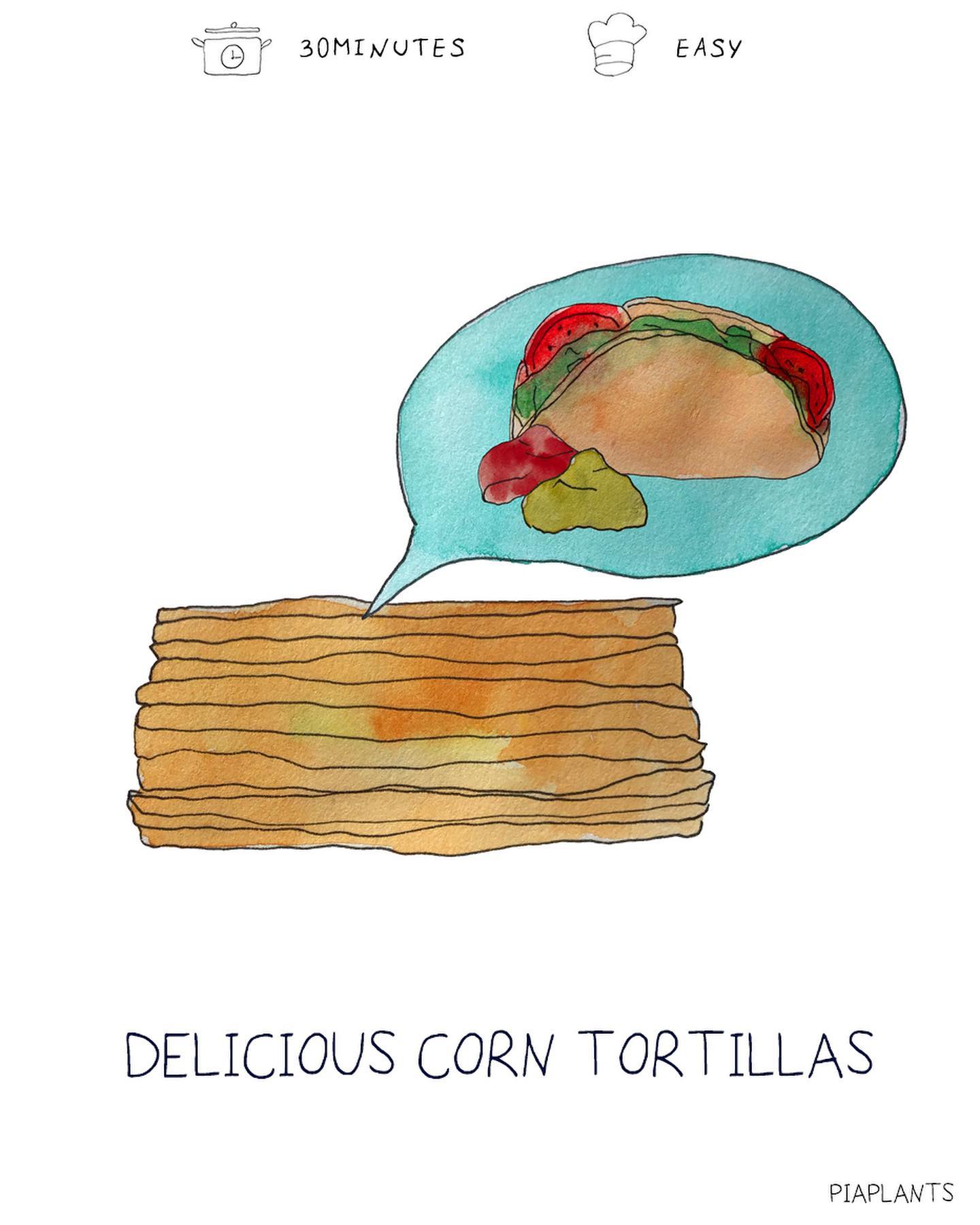 Easy Homemade Corn Tortillas