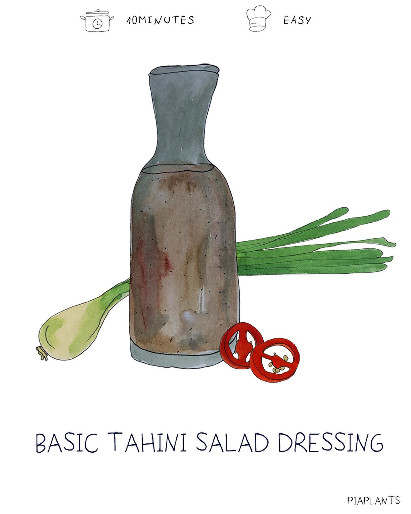 Creamy Tahini Salad Dressing