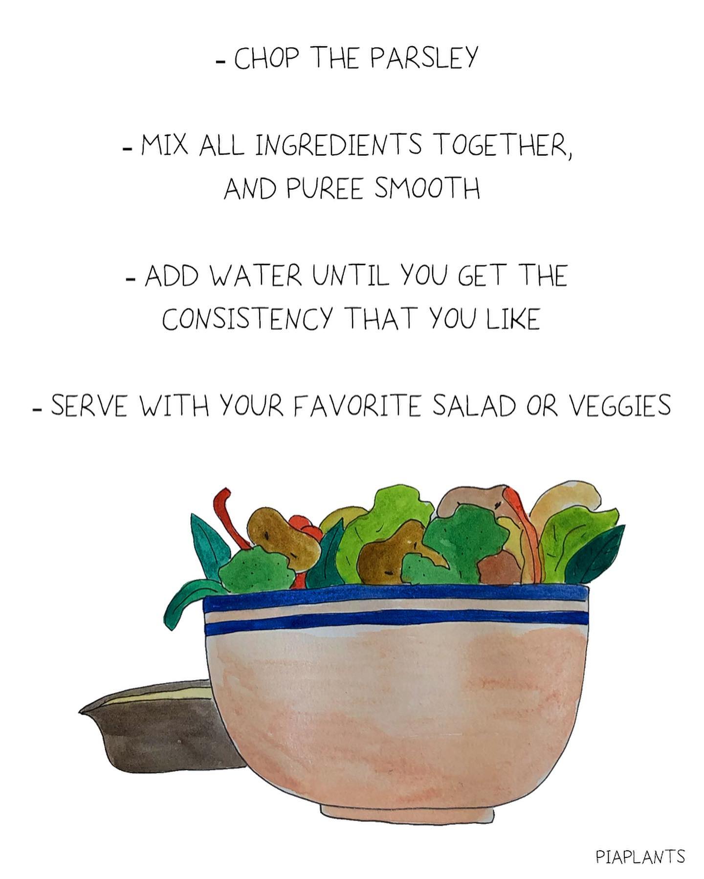 Creamy Tahini Salad Dressing
