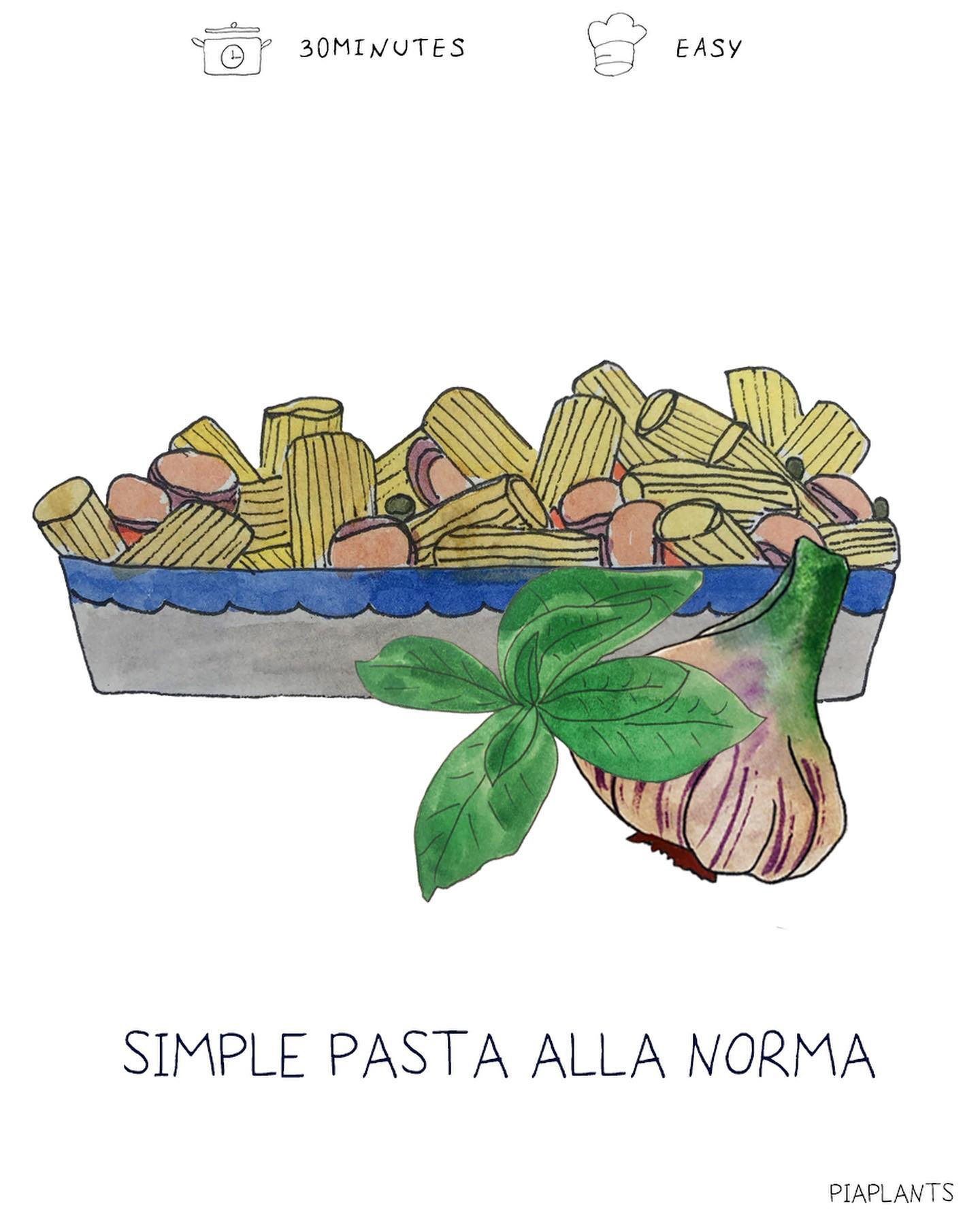 Eggplant Pasta with Caper Balls - Italian Delight