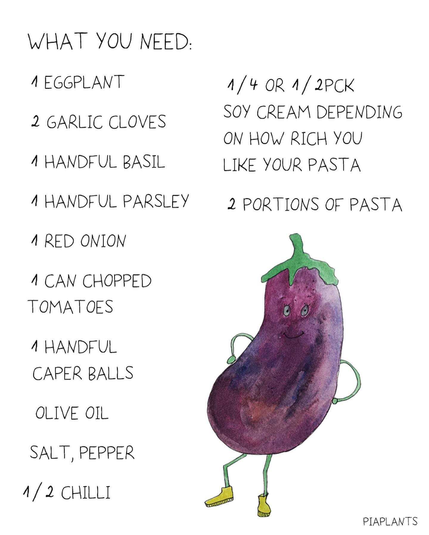 Eggplant Pasta with Caper Balls - Italian Delight