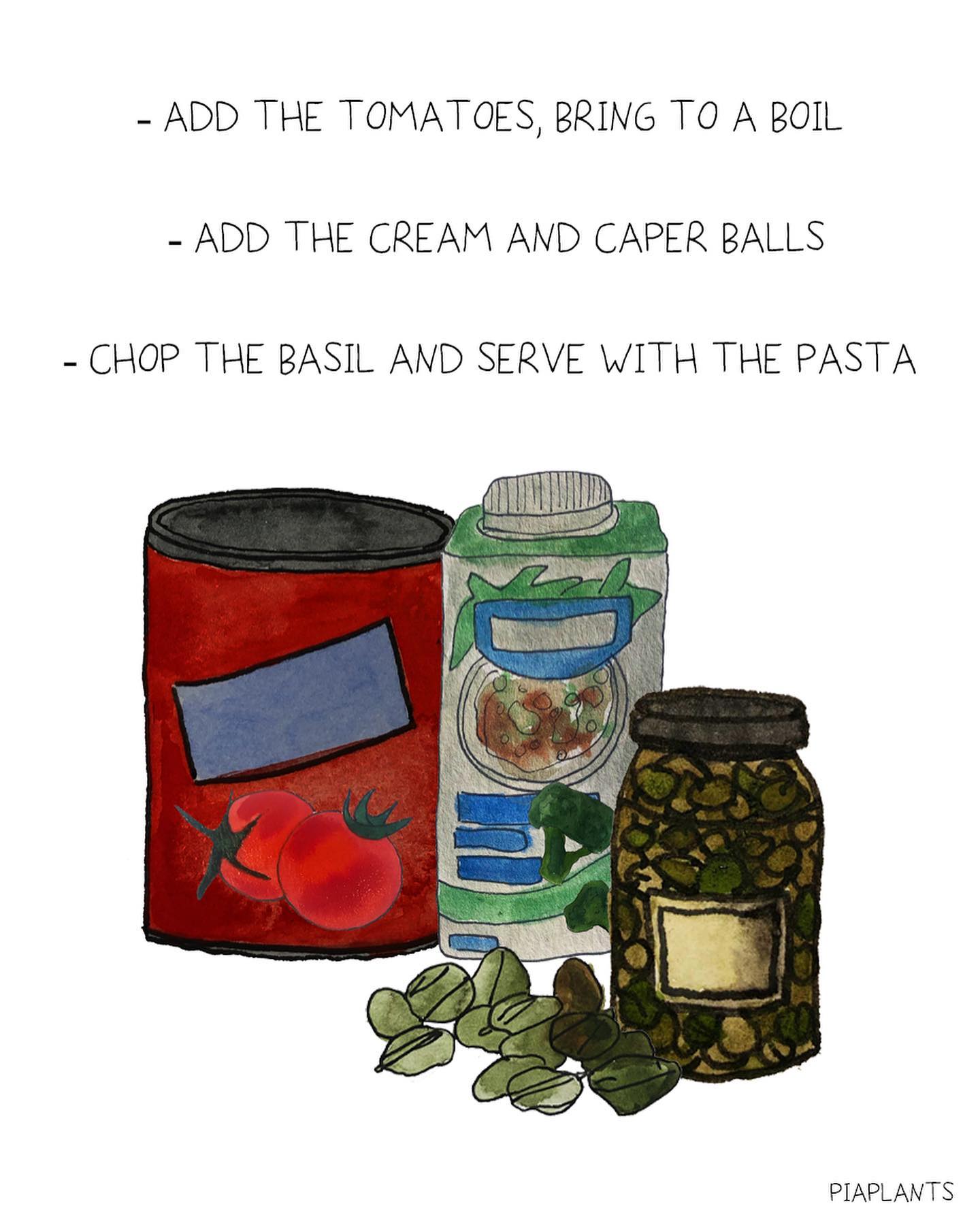 Eggplant Pasta with Caper Balls - Italian Delight