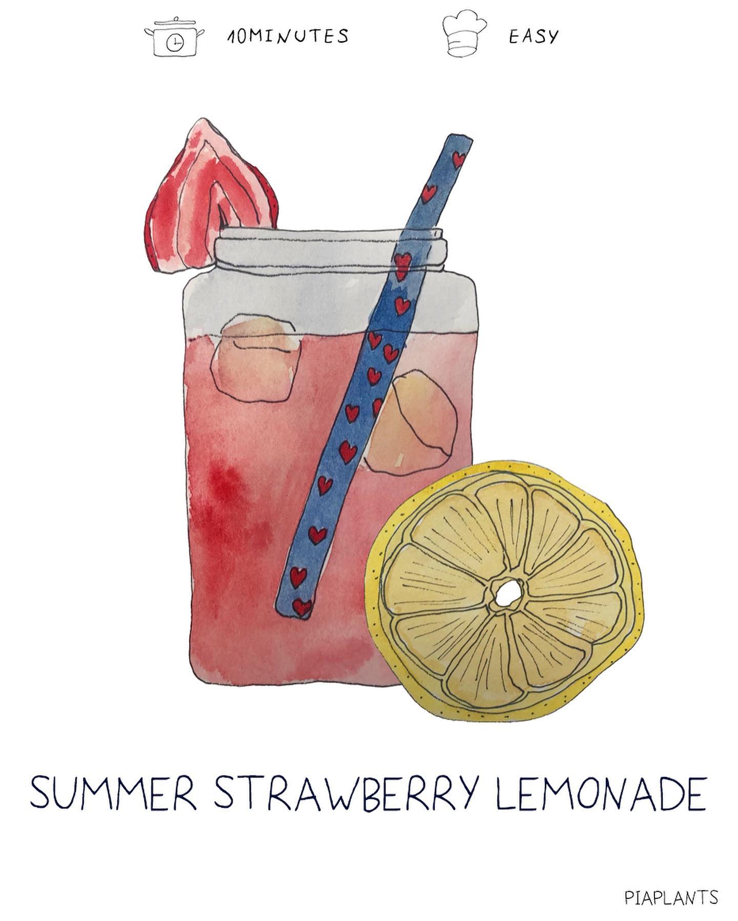 Strawberry Fields Lemonade Delight