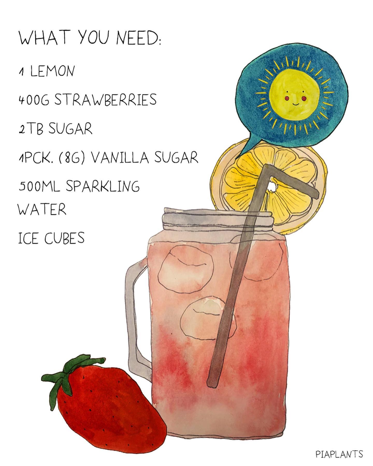 Strawberry Fields Lemonade Delight